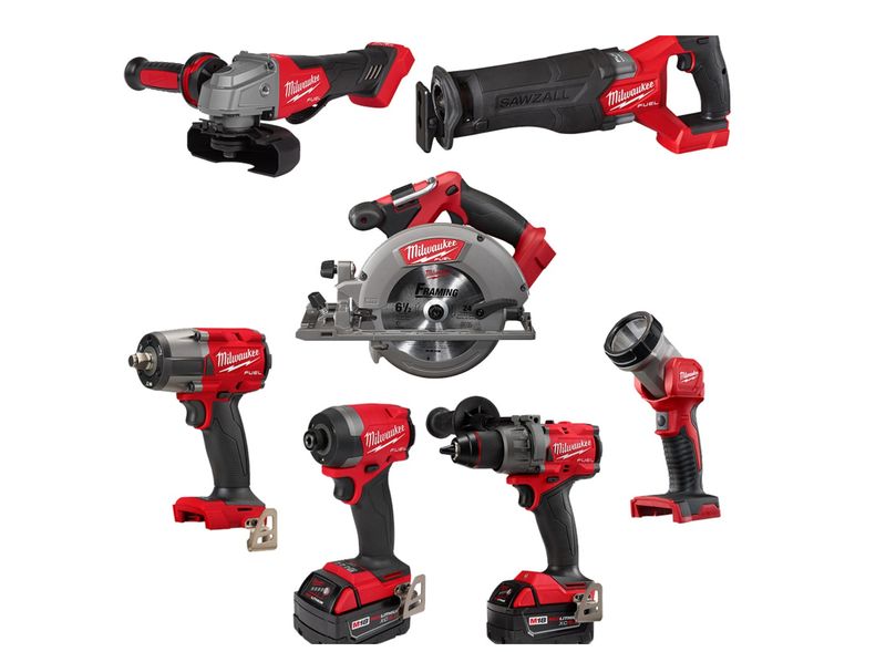 3697-27 M18 FUEL 7PC COMBO KIT