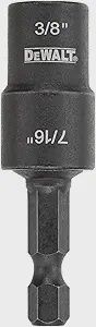 DWADEND38716 DeWALT Black Steel Magnetic Nut Driver - 3/8 x 7/16-in