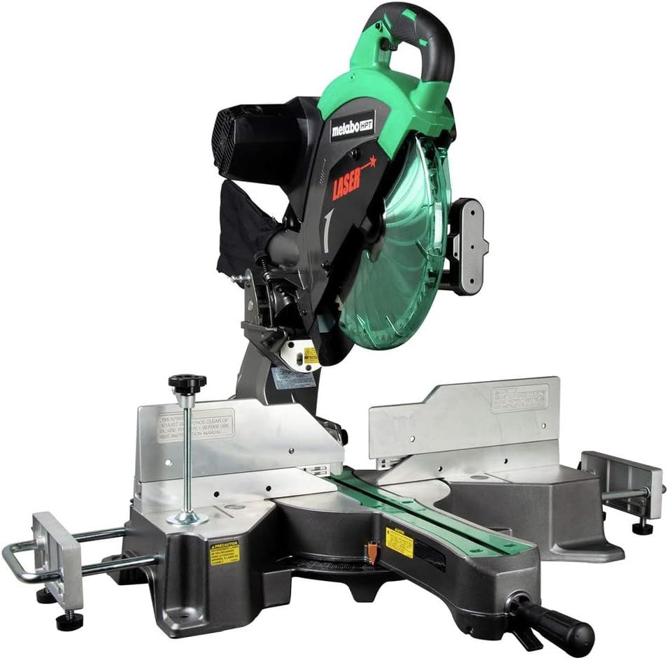 C12RSH2SM 12-in Aluminum Dual Bevel Sliding  Mitre Saw with Laser + STAND(UU240F)