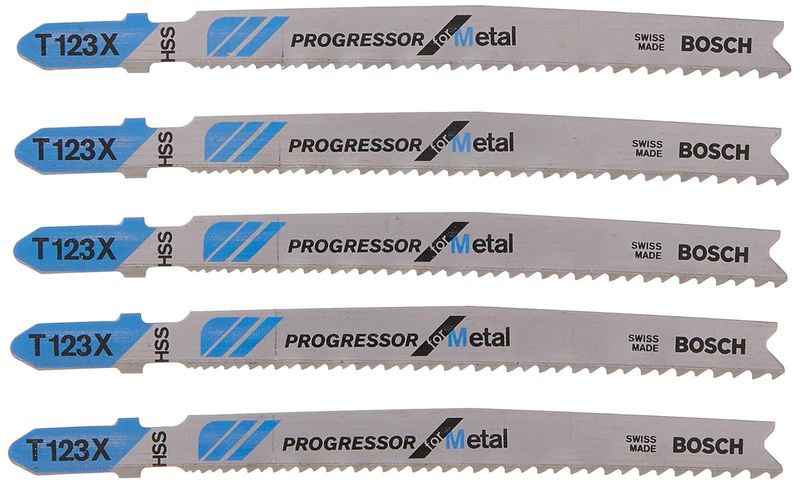 T123X 4" Progressor HSS Jigsaw Blade 5pk