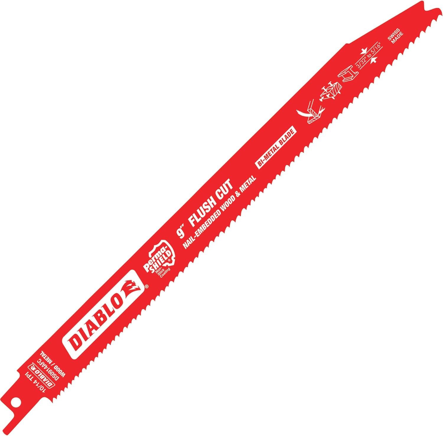DS0914AFC5 Diablo 9&quot; BiM Flush Cut General Purpose 5pk