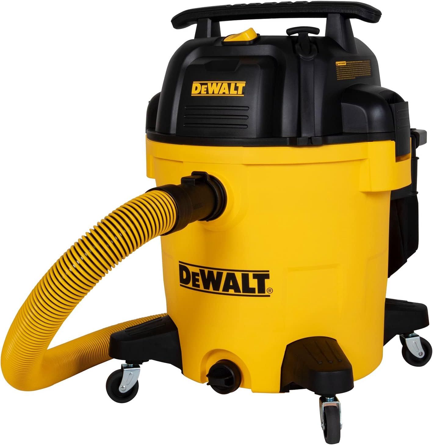 DXV12P DeWALT 12 GALLON POLY Vaccum, 5.5HP, 2-1/2&quot;x 7&#39; HOSE, 20&#39; CORD, EXT WAND, CARTRIDGE FILTER, …