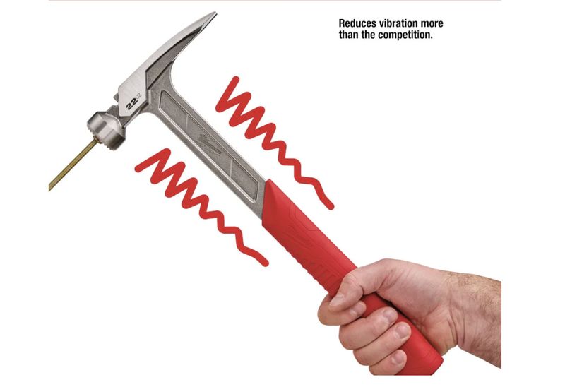 48-22-9022 Milwaukee 22 oz Milled Face Hammer