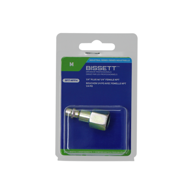 BFIT-MFP14  1 /4″ Plug W/ 1/4″ Female NPT FNPT