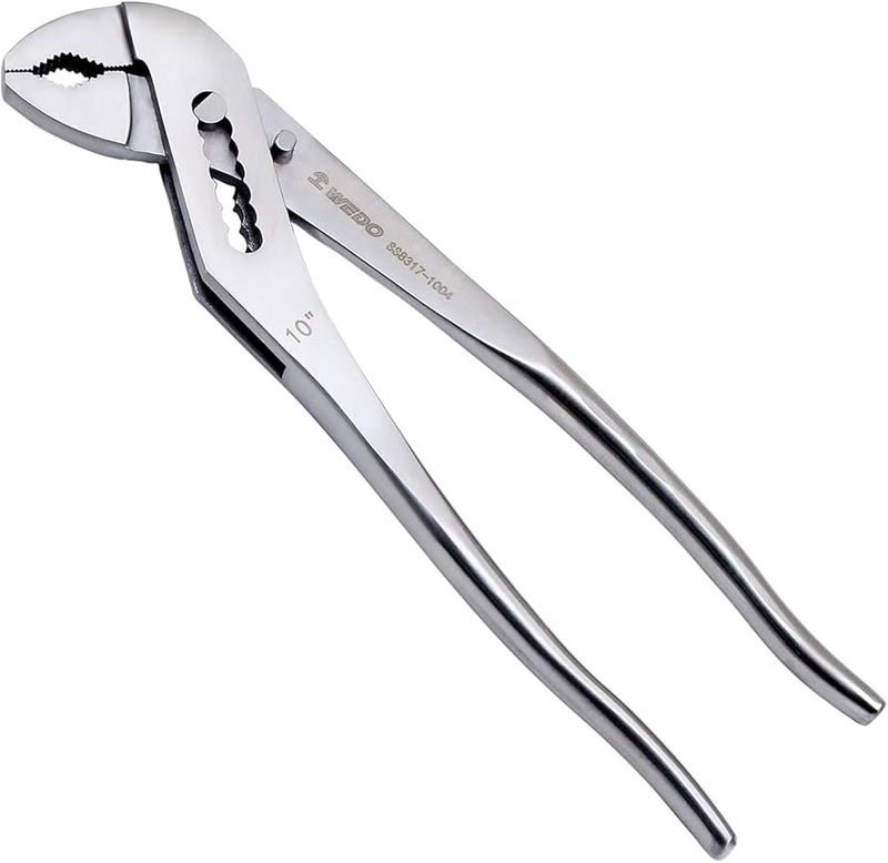 18 Slip Joint Pliers, Steel- C60, Finish- Polished 10&quot; / 250 MM