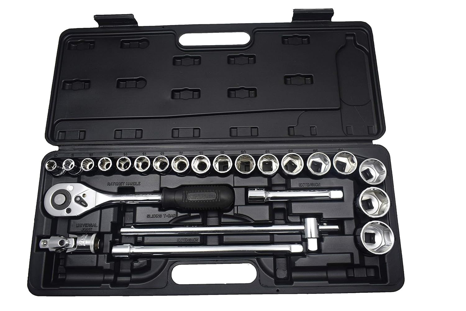 V503 SÃ¢â‚¬Â23BM HEX (SOCKET SET 23 PCS )(18 SOCKETS+5 ACCESSORIES)