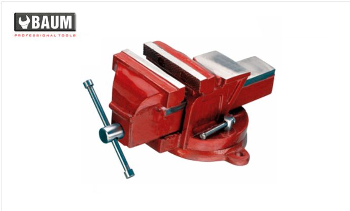 126 Cast Iron Bench Vice (Fix Base),100MM