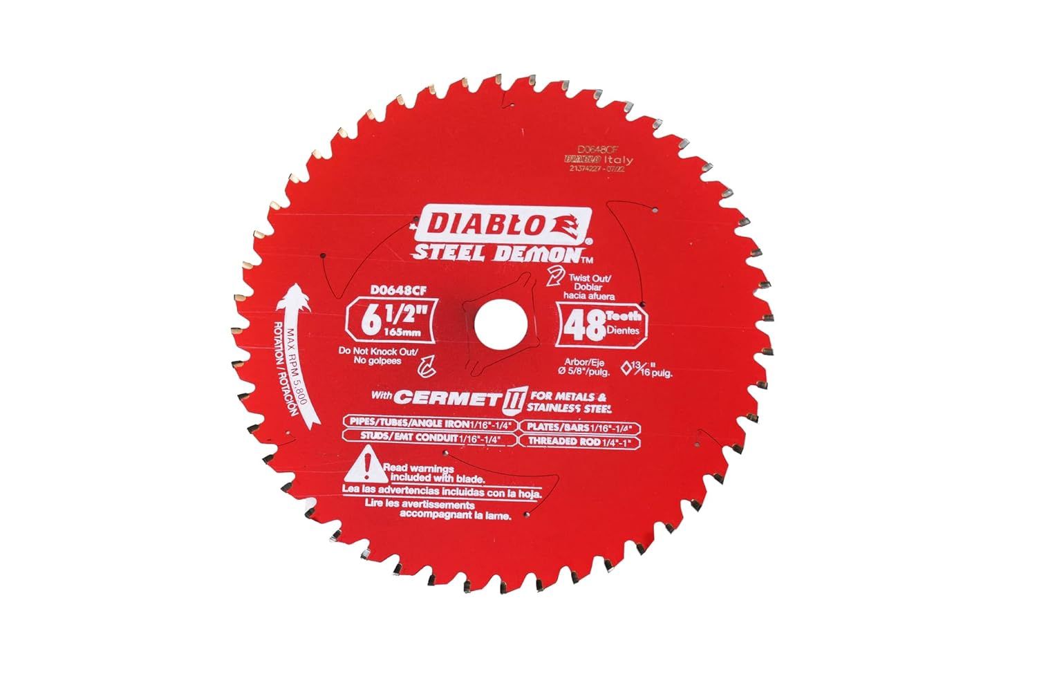 D0648CFA DB 6-1/2 X 48T CERMET