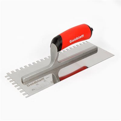 G02362 Goldblatt SS Trowel Sq 1/4 x 3/8