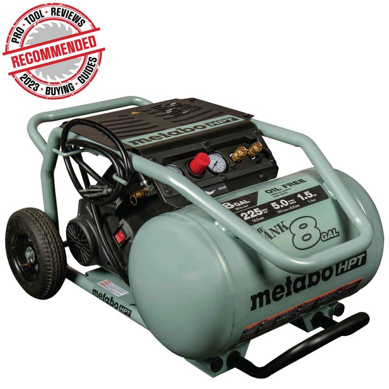 EC1315SM Metabo 8 Gal 225PSI Trolly Air Compressor
