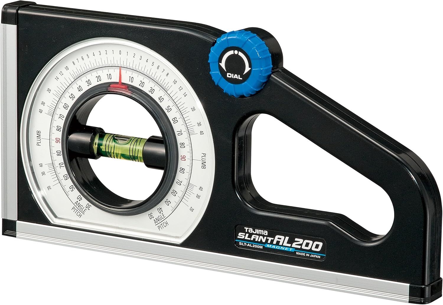 SLT-AL200M SLANT AL200 dual-scale rotary pitch / angle meter, magnetic base
