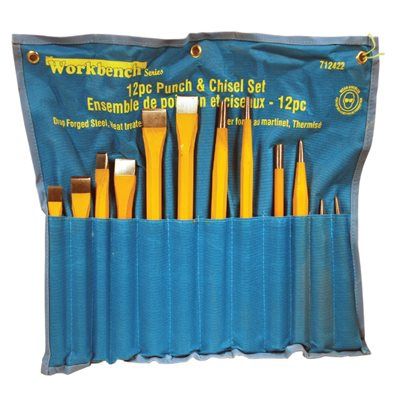 712422 12PC Jumbo Punch &amp; Chisel Set
