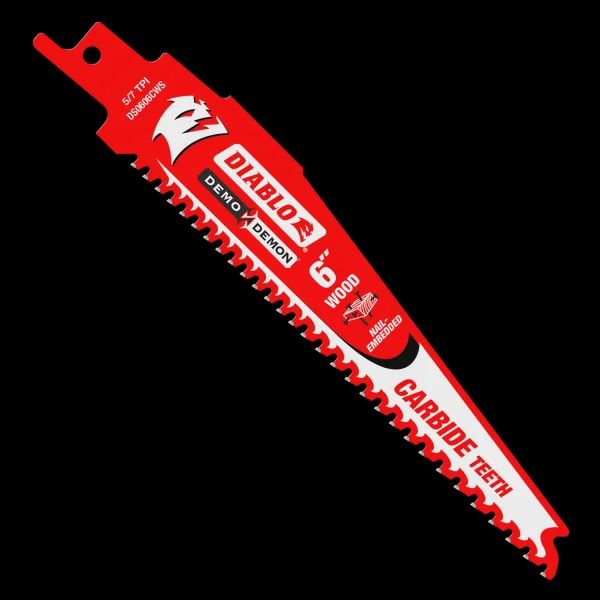 DS0606VCWC DB 6&quot; TCT NAIL-EMBEDDED WOOD