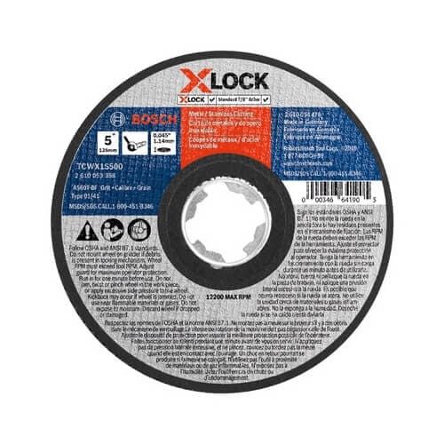 TCWX1S500 Thin Metal &amp; Stainless Steel Cutting T1 Heavy Duty  5&quot; x .045&quot;