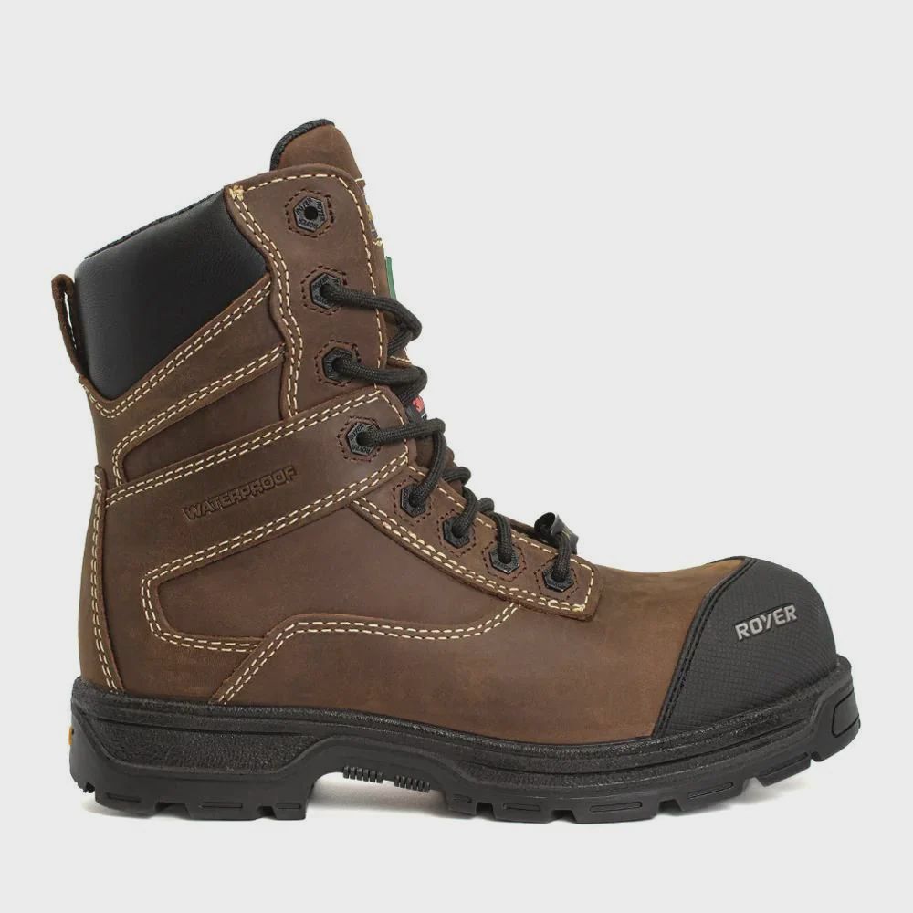 5727AG10 Agility Arctic Grip 8&quot; composite toe leather work boots 81/2