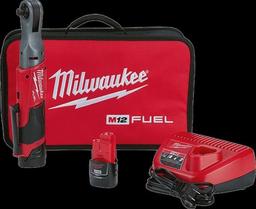 2557-22 M12 FUEL 3/8&quot; RATCHET 2BAT