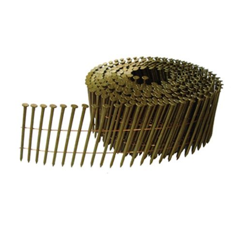 C158131 2-1/2&quot;x.131  15D Smooth Coil Nails -4M