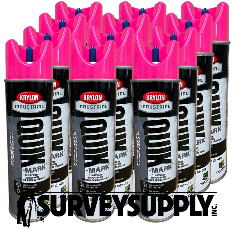 85093622 Inverted Marking Paint Solvent-Based 482g Fluorescent Pink