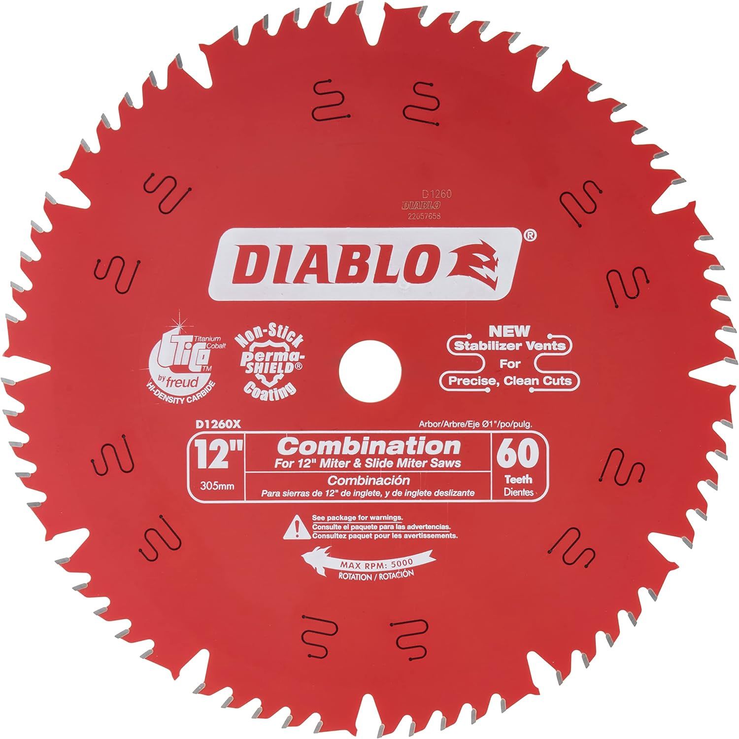 D1260X DB 12 X 60T COMBINATION