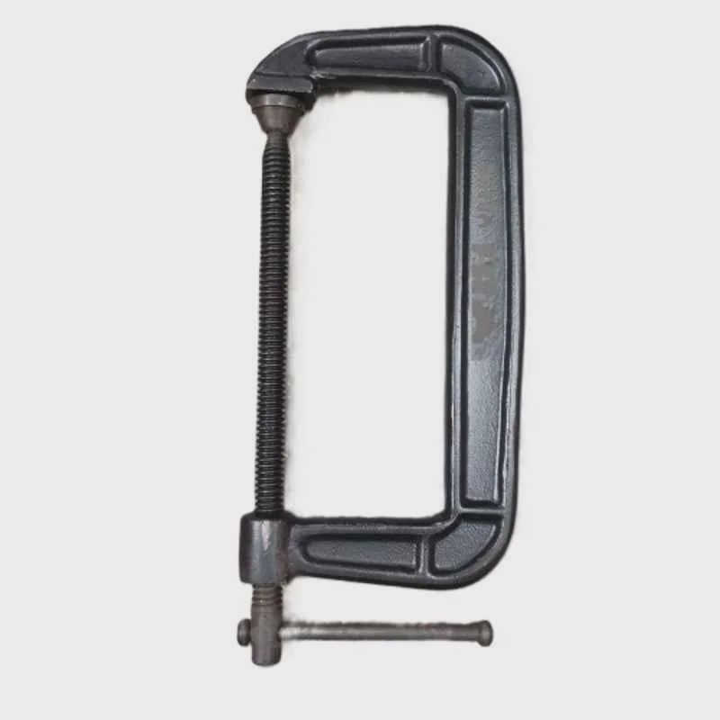 114 G-Clamp (Drop- Forged), Steel- EN-8, Finish- Auto-Black,12