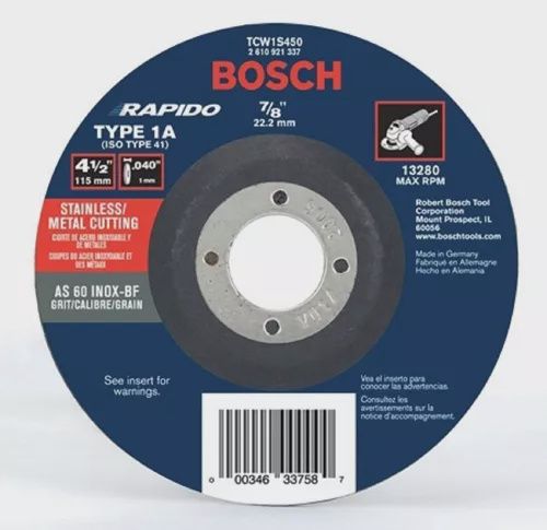 TCW1S500 Cut Metal T41Thin,5x.04x7/8,AS6