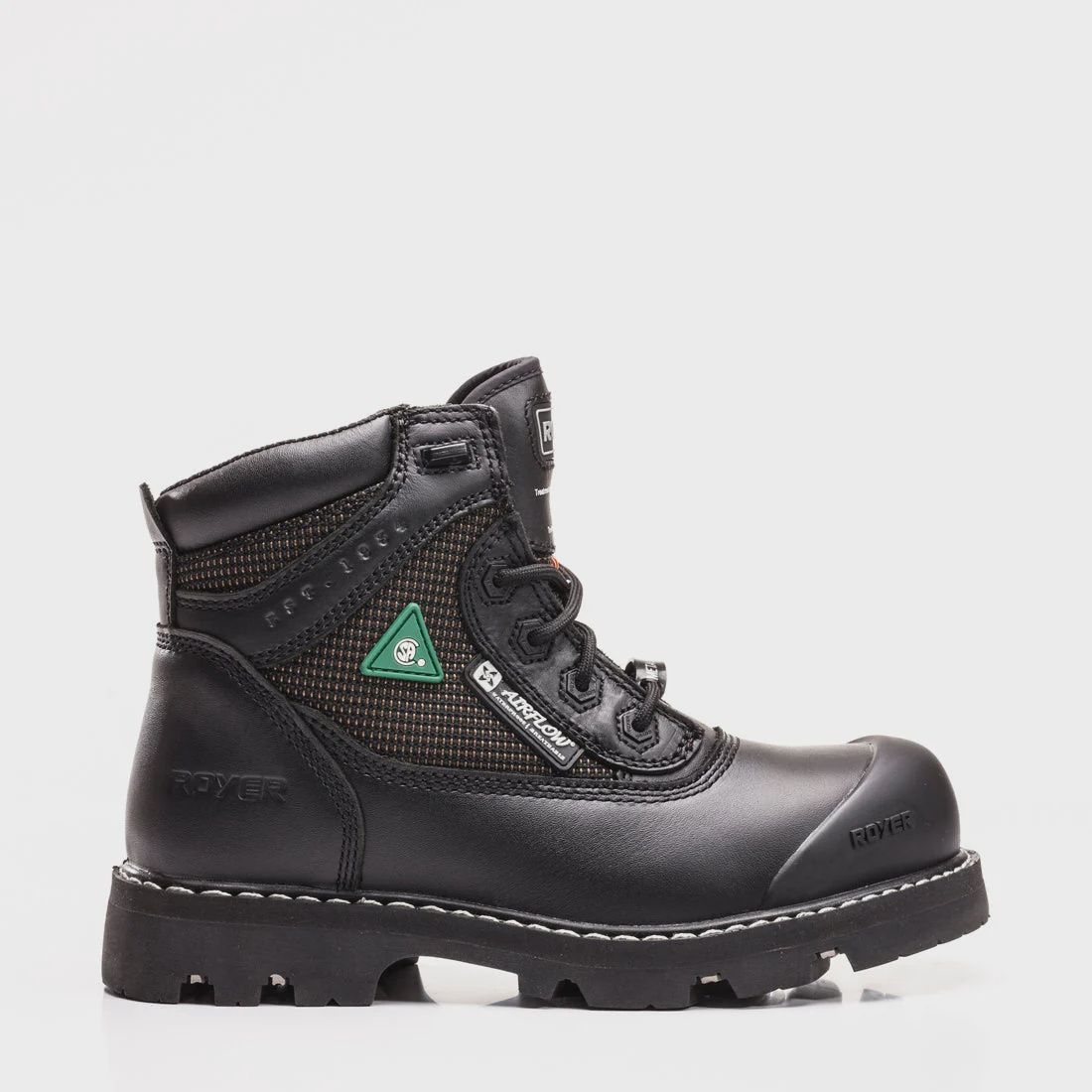 8400FLX9-1/2 Royer 6&quot; Metal-Free Work boot 9-1/2