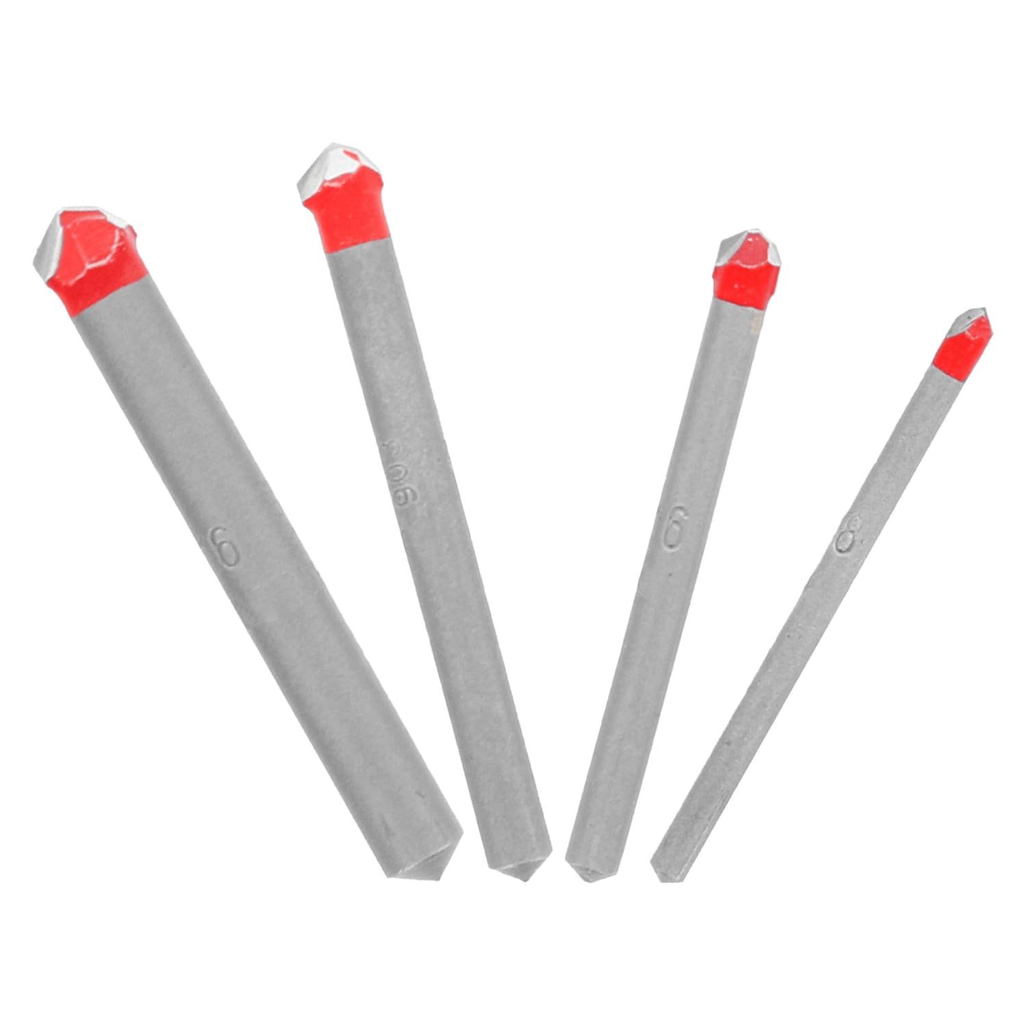 DMANS1070-S4 4-Piece Tile &amp; Stone Carbide Tipped Drill Bit Set