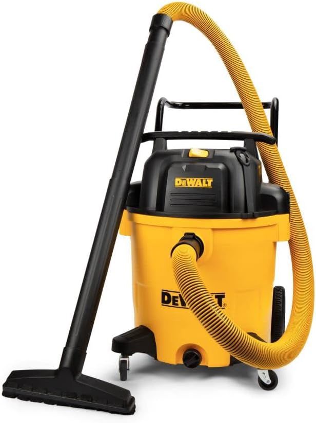 DXV16P DeWALT 16 GALLON POLY Vaccum, 6.5HP, 2-1/2&quot;x 7&#39; HOSE, 20&#39; CORD, EXT WAND, CARTRIDGE FILTER, …