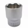 207 3/4&quot; Dr. Hex Socket, Steel- CrV, Finish- Matt Chrome,48mm