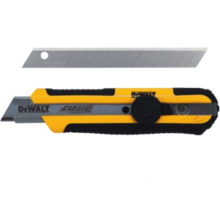 DEWALT 25mm Single Blade Snap off Knife with Blades