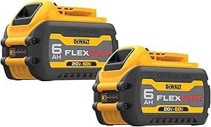 DCB606-2 20/60V MAX FLEXVOLT 6.0AH Battery Pack