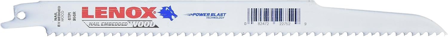 22752OSB956R 9&quot;x3/4&quot; 6TPI Bi-Metal Nail Embedded Wood Recip 50 pk