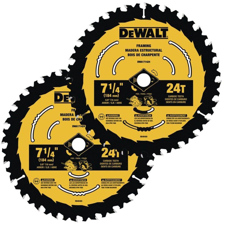 DWA1714242 SHELL 7 1/4 24T 2PK
