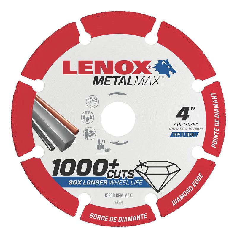 1972921 LENOX DIAM CUTOFF WHEEL AG 4