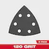 49-25-2120 120 GRIT TRIANGLE SAND PAPER 6PK