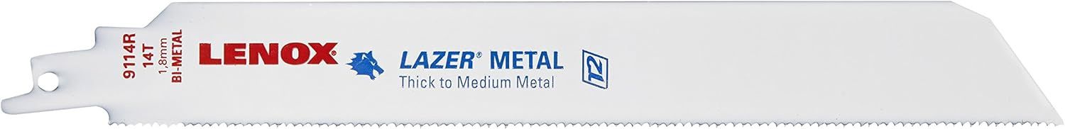 22764OSB6114R 6&quot;x1&quot; 14TPI LAZER Heavy Metal (3/32&quot; - 3/8&quot;) Recip 50 pk