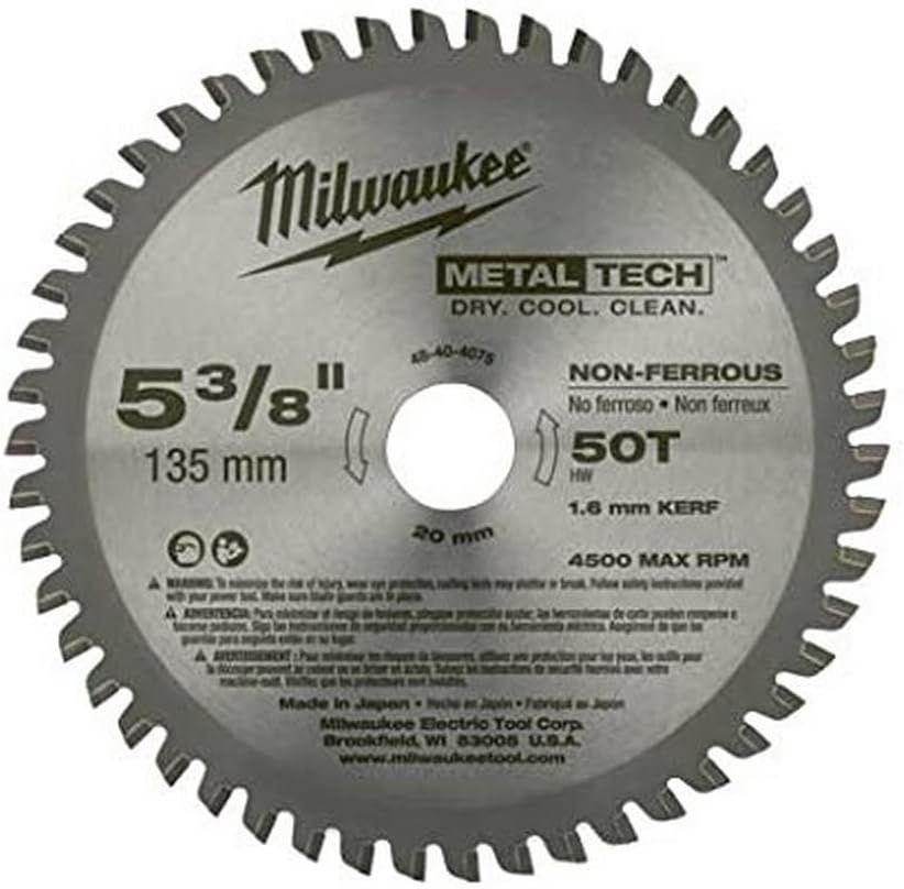 48-40-4075 5-3/8&quot; 50T ALUMINUM CSB, 20MM