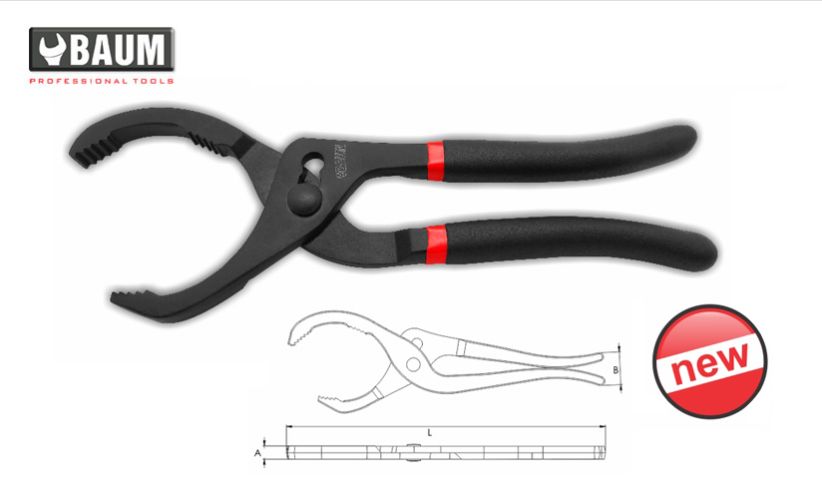 720088 Oil Filter Pliers 12in / PVC