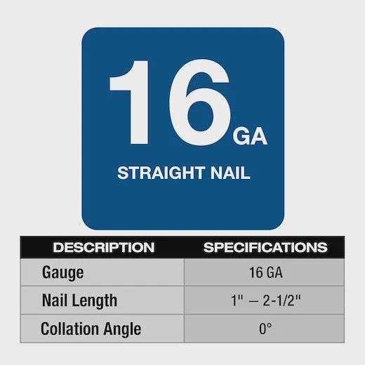3020-20 M18 FUEL  16 Gauge Straight Finish Nailer Tool Only