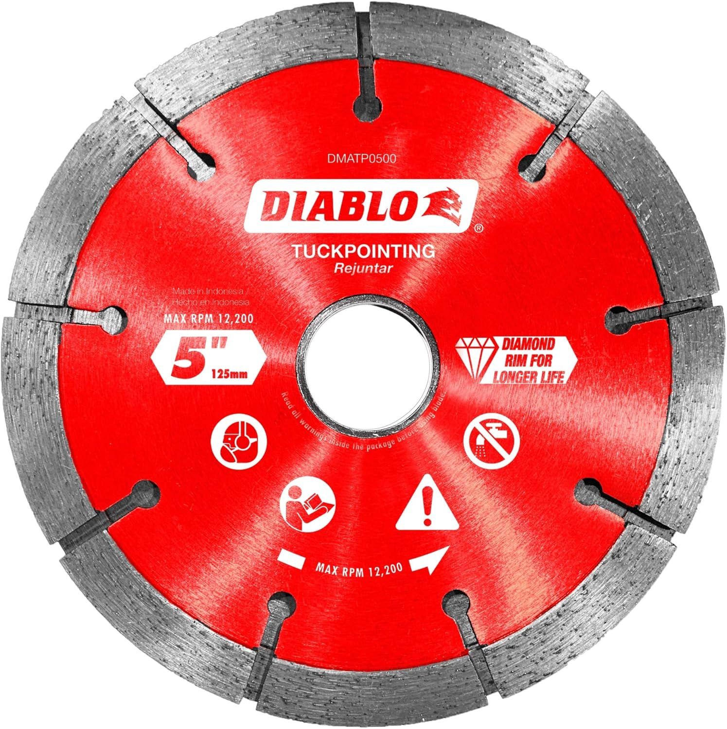 DMATP0500 5 in. Diamond Tuck Point Blade for Masonry