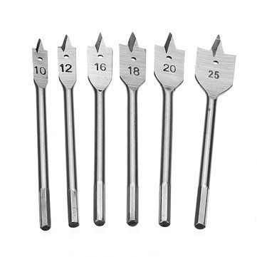 711134 6PC Drill Bits Wood Boring 12in Set