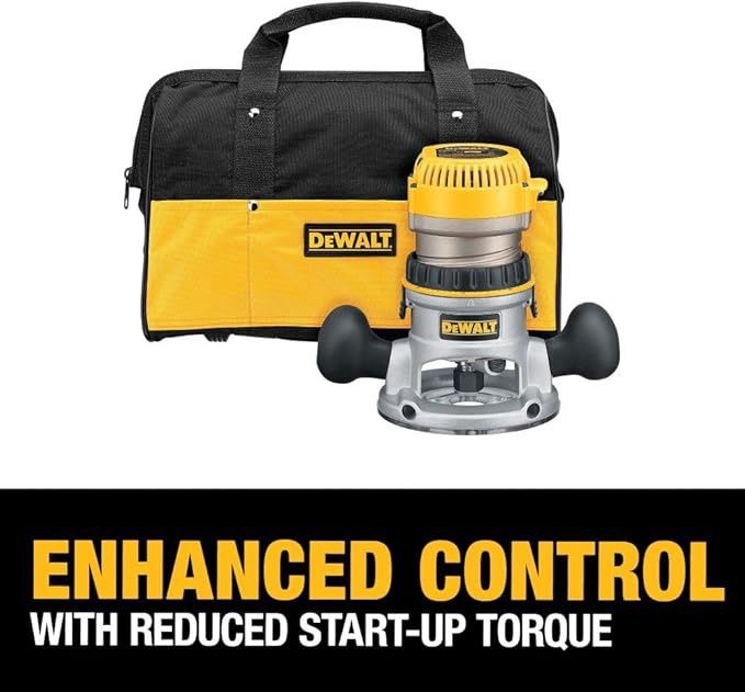 DW618K 2-1/4 HP EVS Fixed Base Router Kit