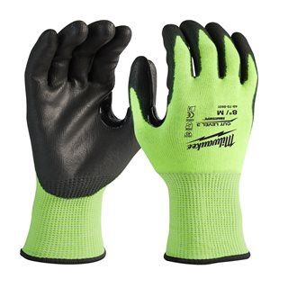 48-73-8923 CUT 2 HIGH VIS GLOVES - XL