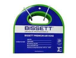 BISSETT 3/8&quot;x100&#39; HYBRID POLYMER -40C AIR HOSE GREEN
