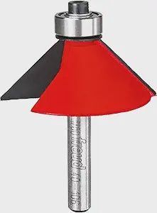 40-106 1-3/4&quot; x 1/4&quot; Shank Chamfer Router Bit