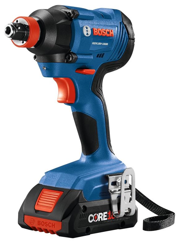 GDX18V-1600B12 Bosch 18V &quot;Freak&quot; Cordless 1/4&quot; and 1/2&quot; Impact Driver Kit