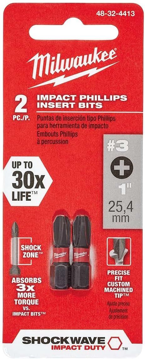 48-32-4413 2PK 1IN IMPACT BIT PH3