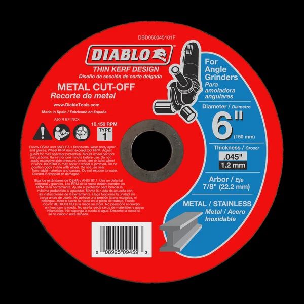 DS0608CFC DB 6&quot; METAL CUTTING T.C.