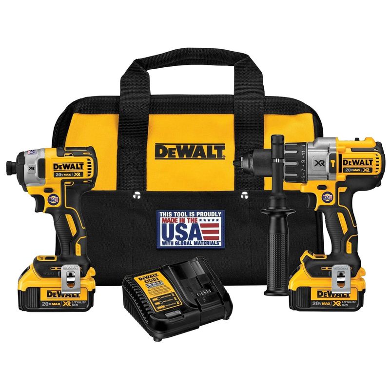 DCK2100P2 PREMIUM 2-KIT HAMMER DRILL AND IMPACT