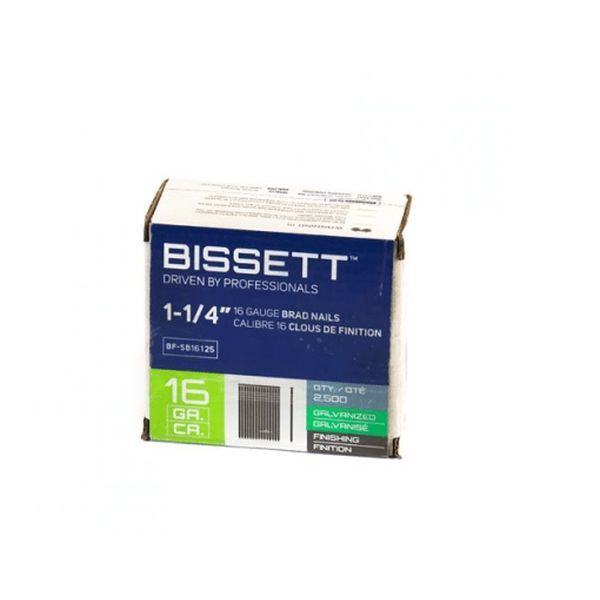 BF-SB16125 1-1/4&quot; 16G FINISH NAIL EG 2.5M